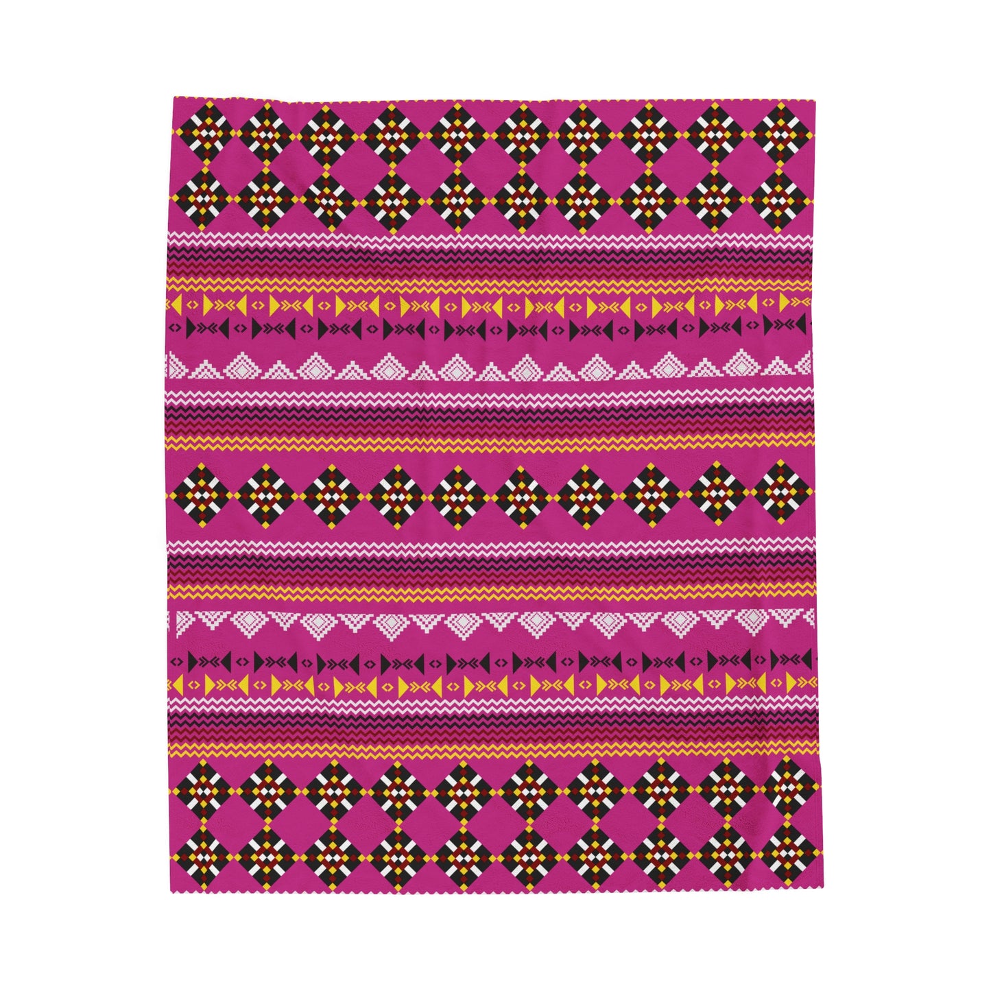 Pink Velveteen Plush WayneOneShop Blanket