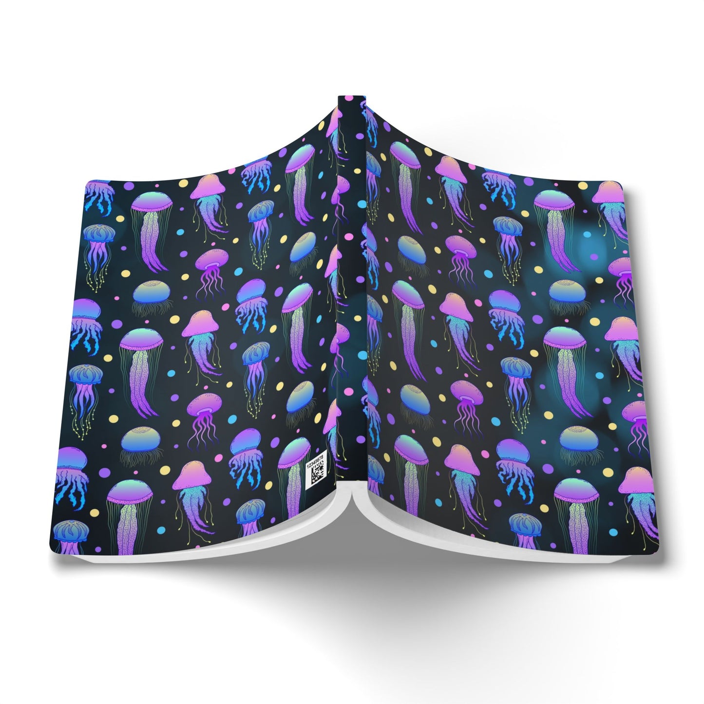 Mystical Jellyfish Softcover Journal - Ocean-themed for Writing, Drawing, Gifts, Thoughtful Notes, Underwater Lovers