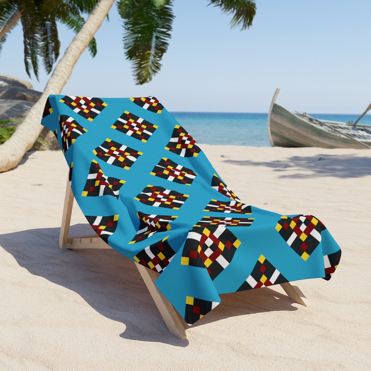 Blue Beach Towel
