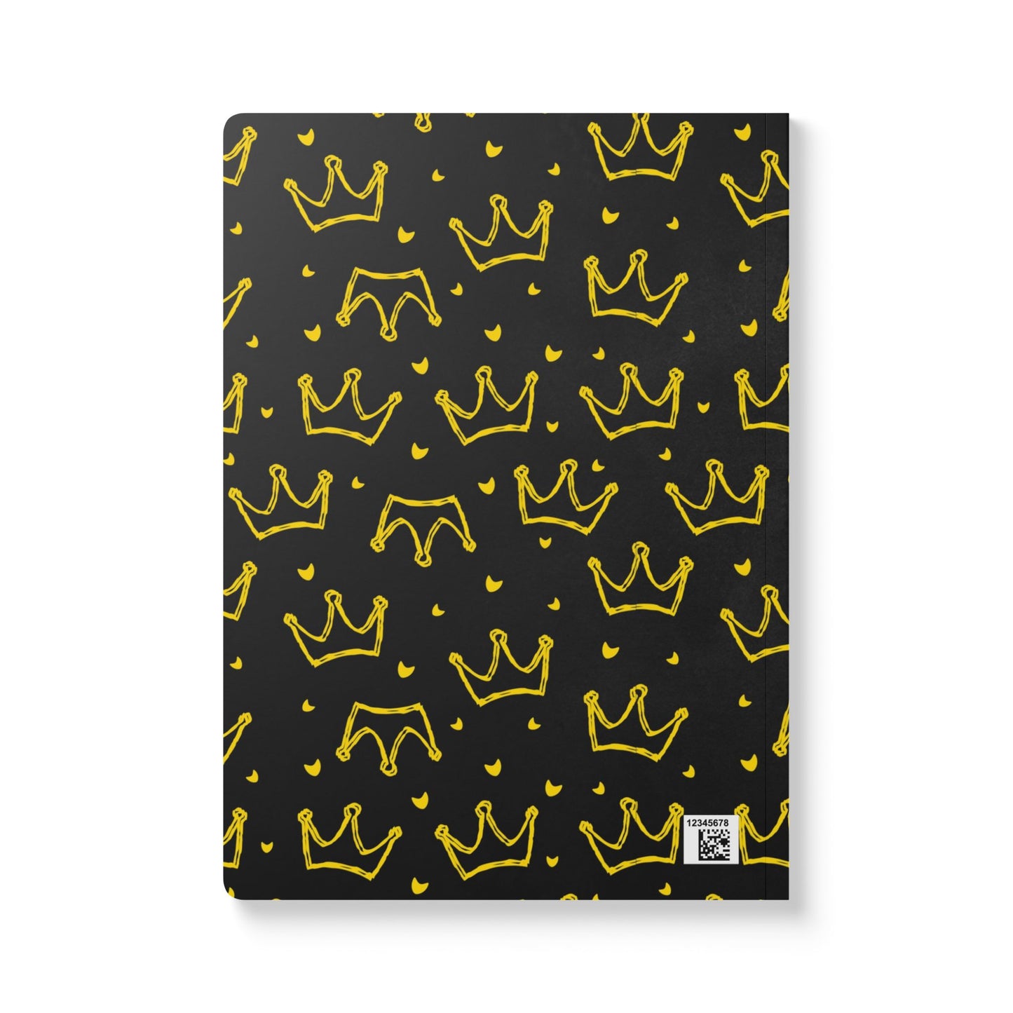 Crown Print Softcover Journal | Stylish Notebook for Notes, Gifts, Diaries, Sketchnotes, Royalty Theme