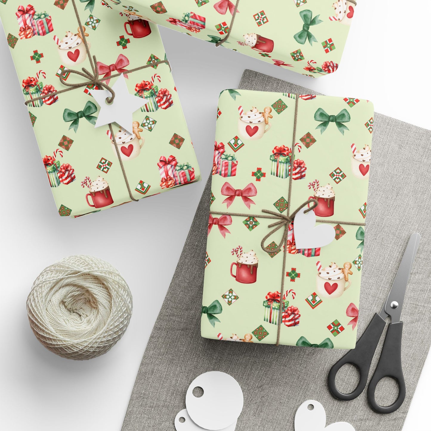 Holiday Wrapping Paper | Festive Gift Wrap, Christmas Packaging, Birthday Wrap, Floral Design, Seasonal Decor