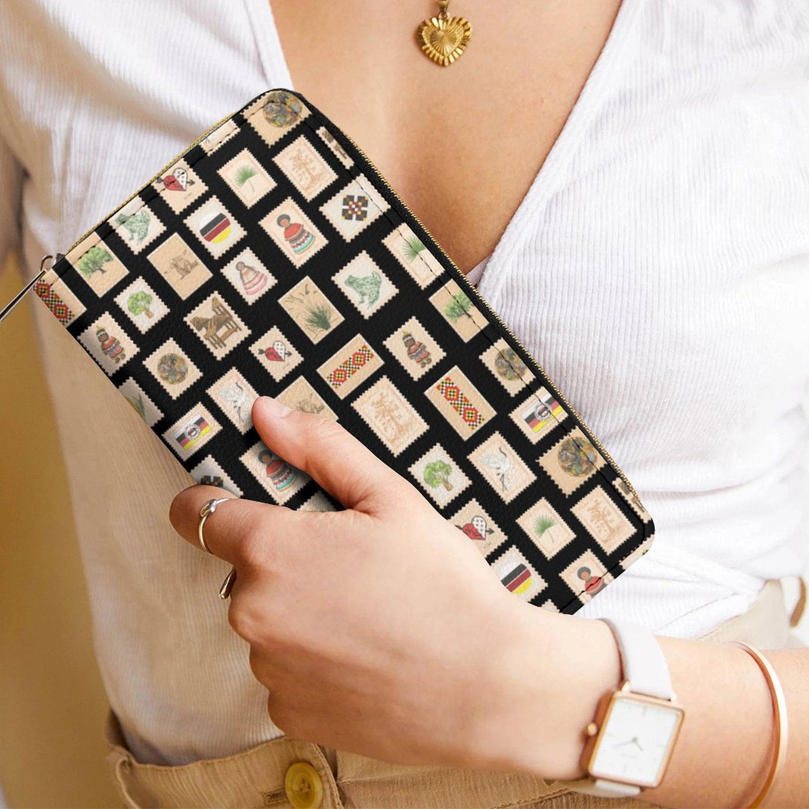 Postage Leather Wallet
