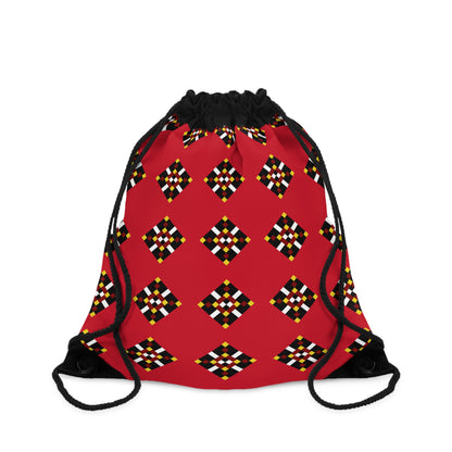 WayneOneShop Red Drawstring Bag