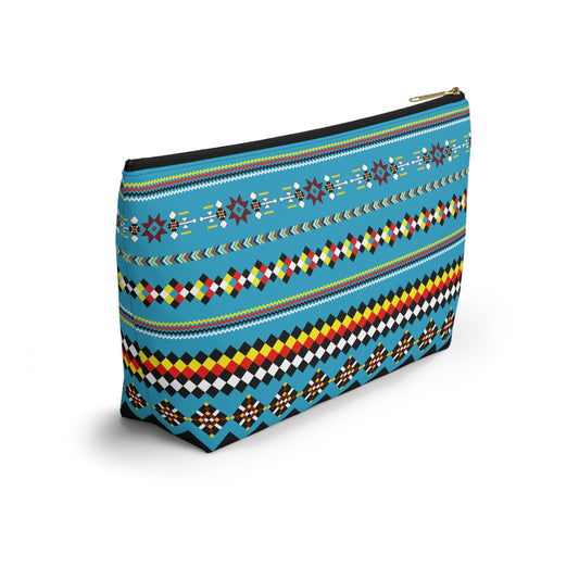 Colorful Accessory Pouch, Versatile Makeup Bag, Travel Organizer, Unique Gift for Her, Bright Patterned Clutch, Festival Essentials