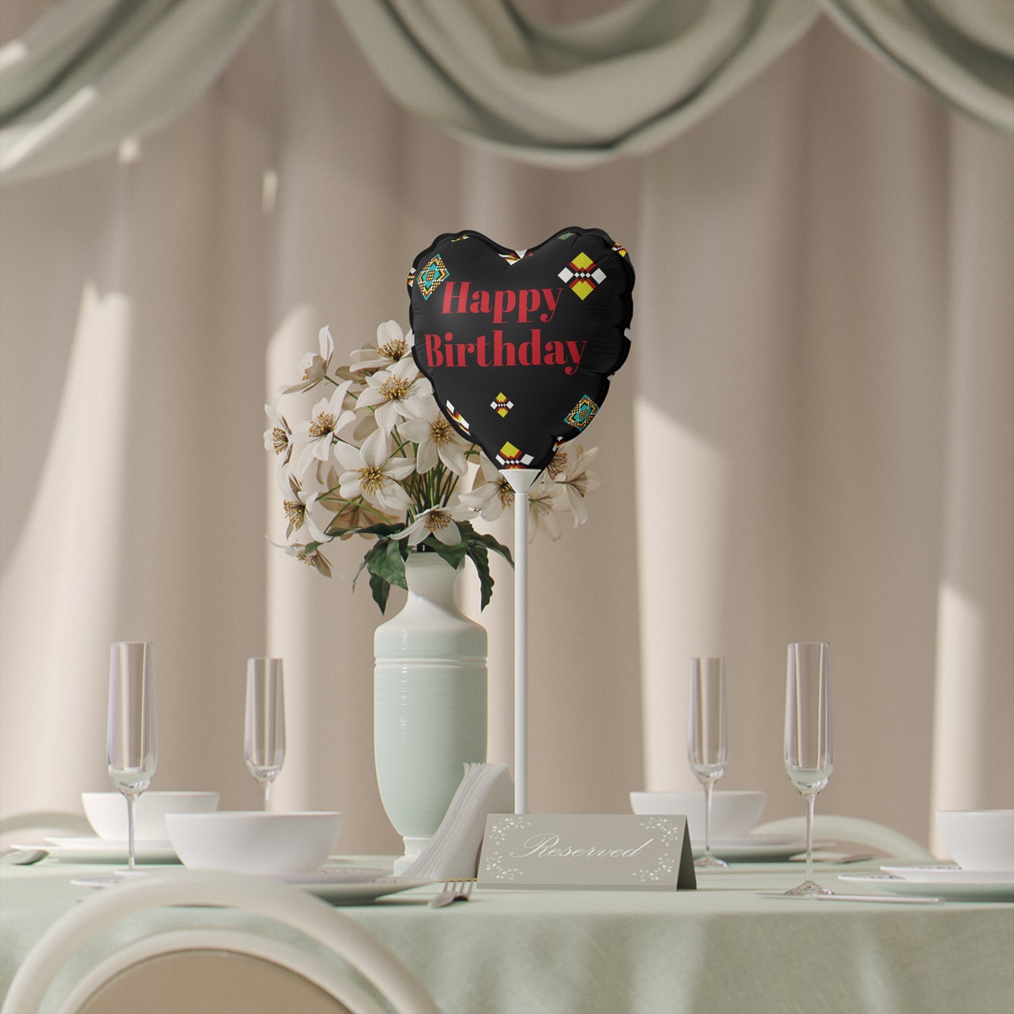 Heart-Shaped Birthday Balloons, Festive Decorations for Parties, Celebration Accessories, Party Supplies, Event Decor, Gift Decoration