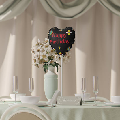 Heart-Shaped Birthday Balloons, Festive Decorations for Parties, Celebration Accessories, Party Supplies, Event Decor, Gift Decoration