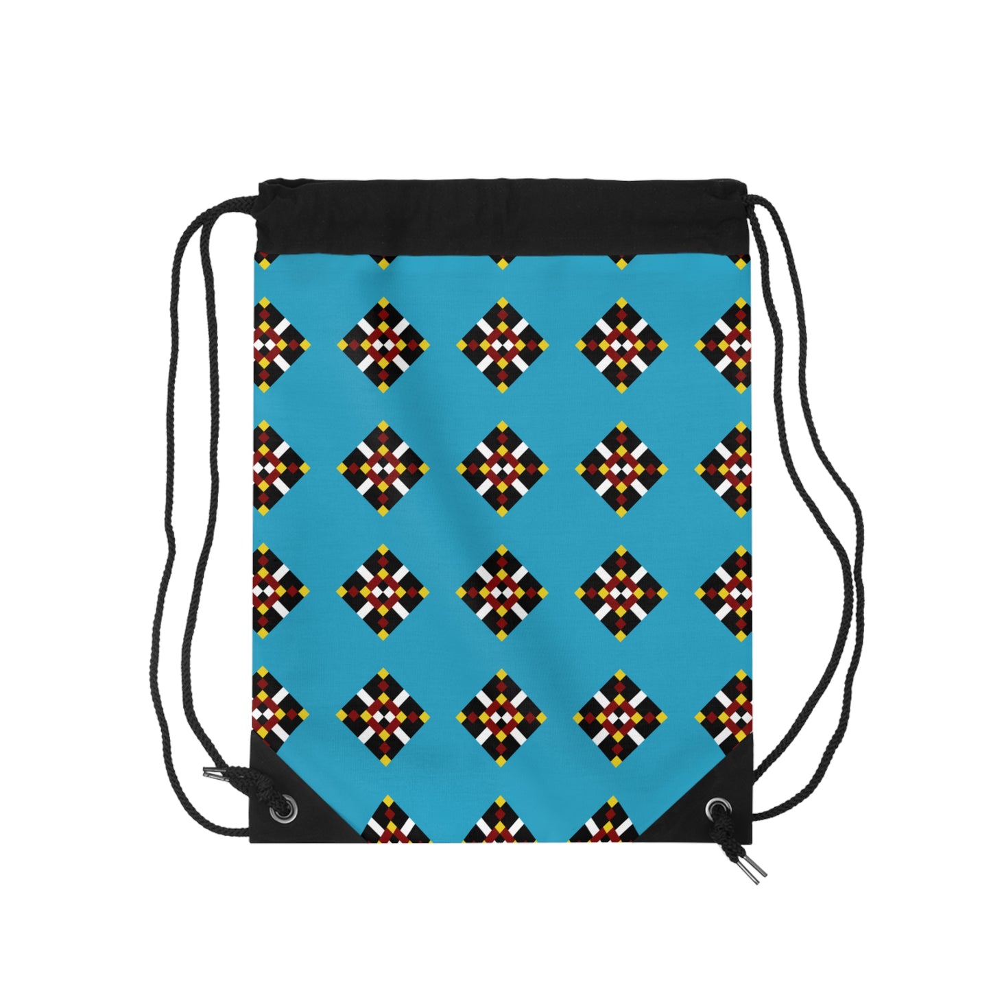 WayneOneShop Turquoise Drawstring Bag