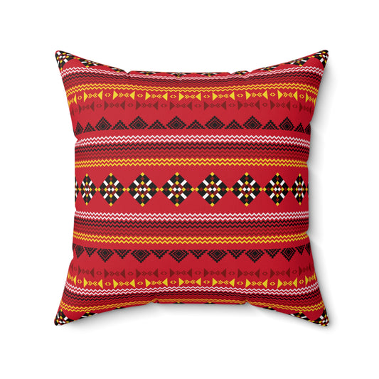 Native American RED Pillow