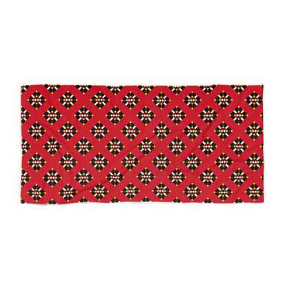 Red Beach Towel