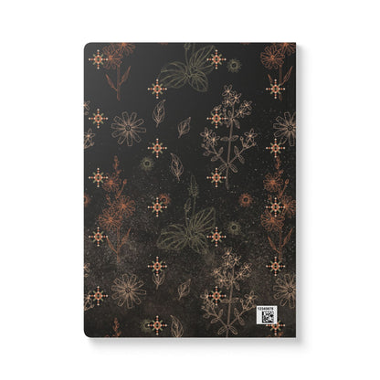 Diamond Floral Softcover Journal