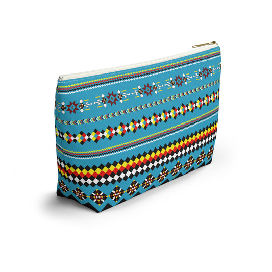 Colorful Accessory Pouch, Versatile Makeup Bag, Travel Organizer, Unique Gift for Her, Bright Patterned Clutch, Festival Essentials