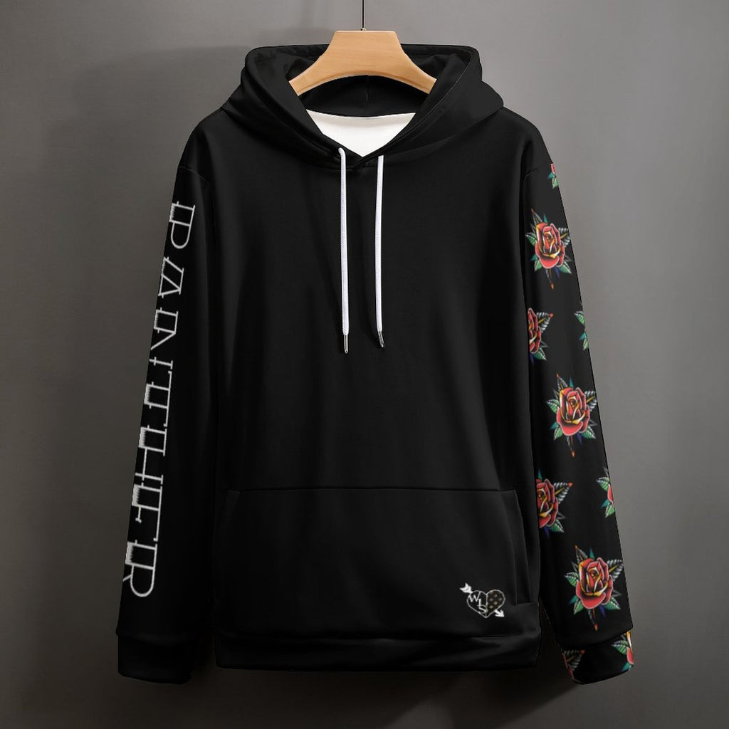 Panther Design Loose Fit Hoodie for Adults