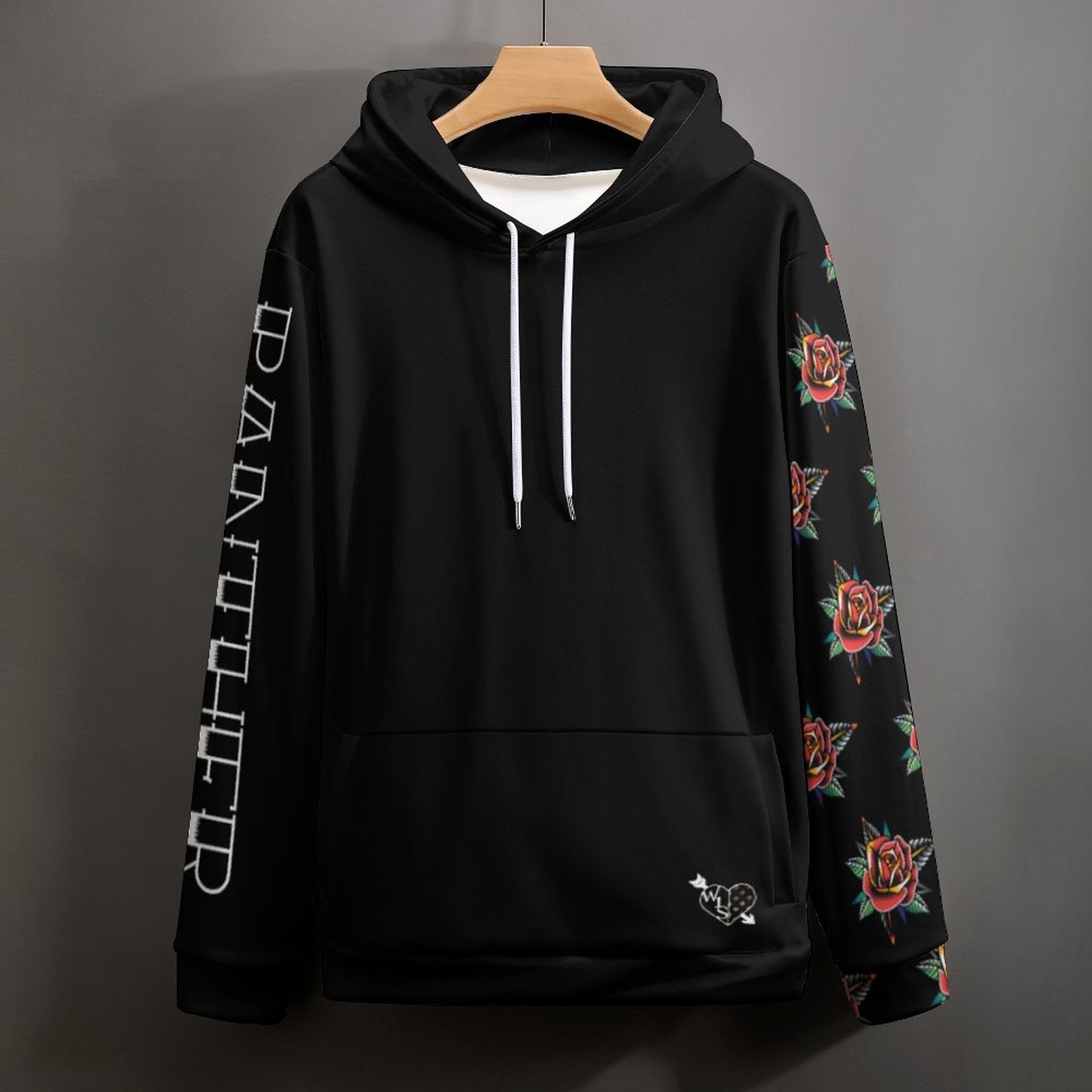 Panther Design Loose Fit Hoodie for Adults