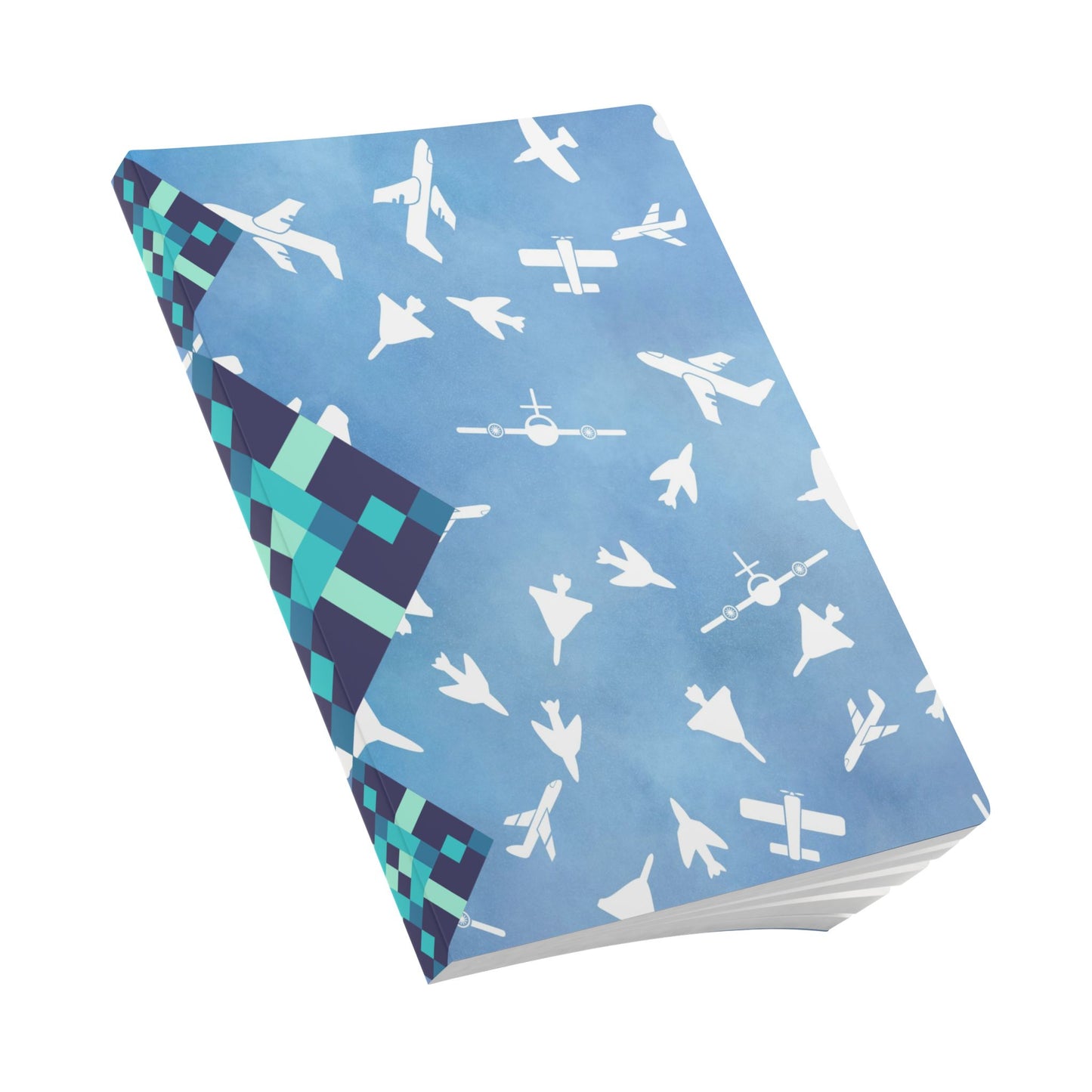 Airplane Dreams Softcover Journal - Travel Notebook, Flight Planner, Gift for Travelers, Adventure Journal, Personalized Stationery