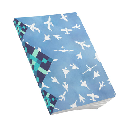 Airplane Dreams Softcover Journal - Travel Notebook, Flight Planner, Gift for Travelers, Adventure Journal, Personalized Stationery