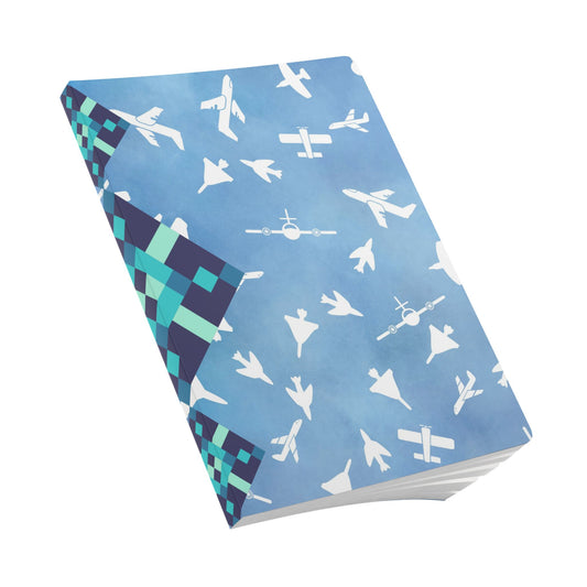 Airplane Dreams Softcover Journal - Travel Notebook, Flight Planner, Gift for Travelers, Adventure Journal, Personalized Stationery