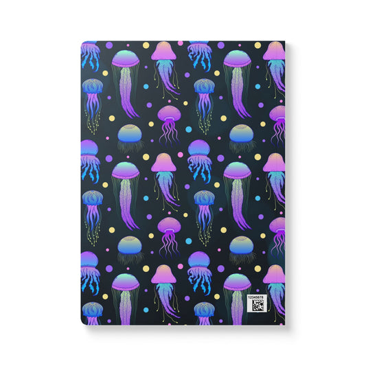 Mystical Jellyfish Softcover Journal - Ocean-themed for Writing, Drawing, Gifts, Thoughtful Notes, Underwater Lovers