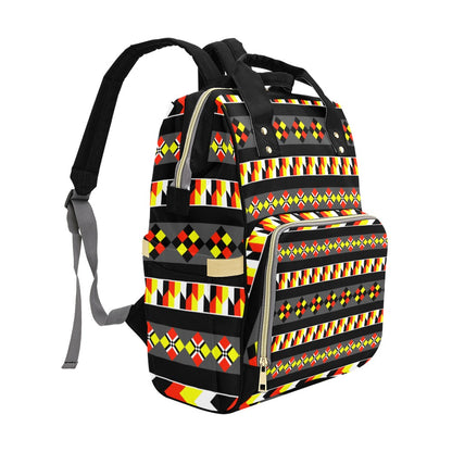 Black Chic Multifunctional Backpack | Trendy Bag, Stylish Mama Bag, Tote, Baby Shower Gift, Eco-Friendly Backpack