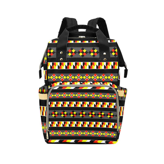 Black Chic Multifunctional Backpack | Trendy Bag, Stylish Mama Bag, Tote, Baby Shower Gift, Eco-Friendly Backpack