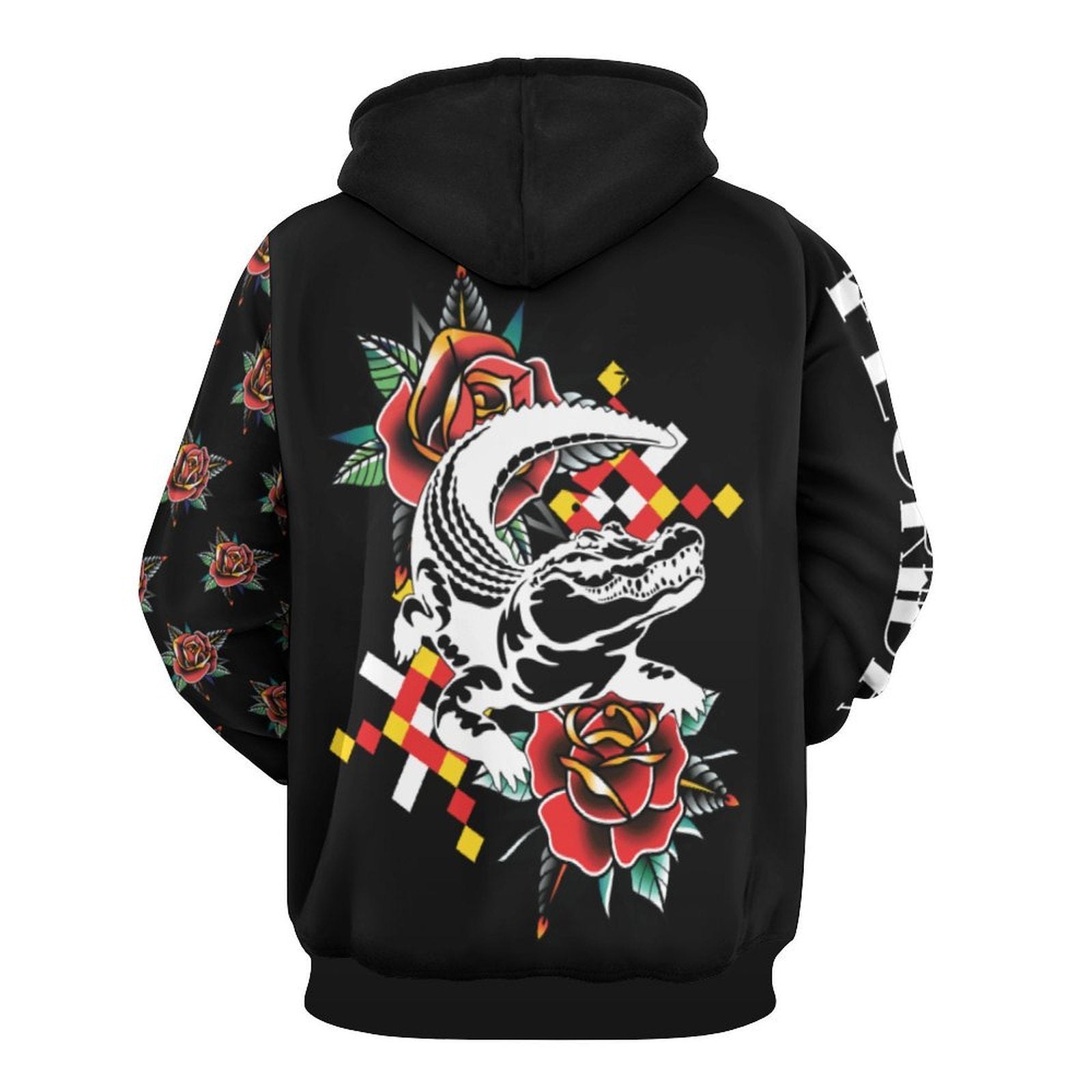 Alligator Loose Fit Hoodie for Adults