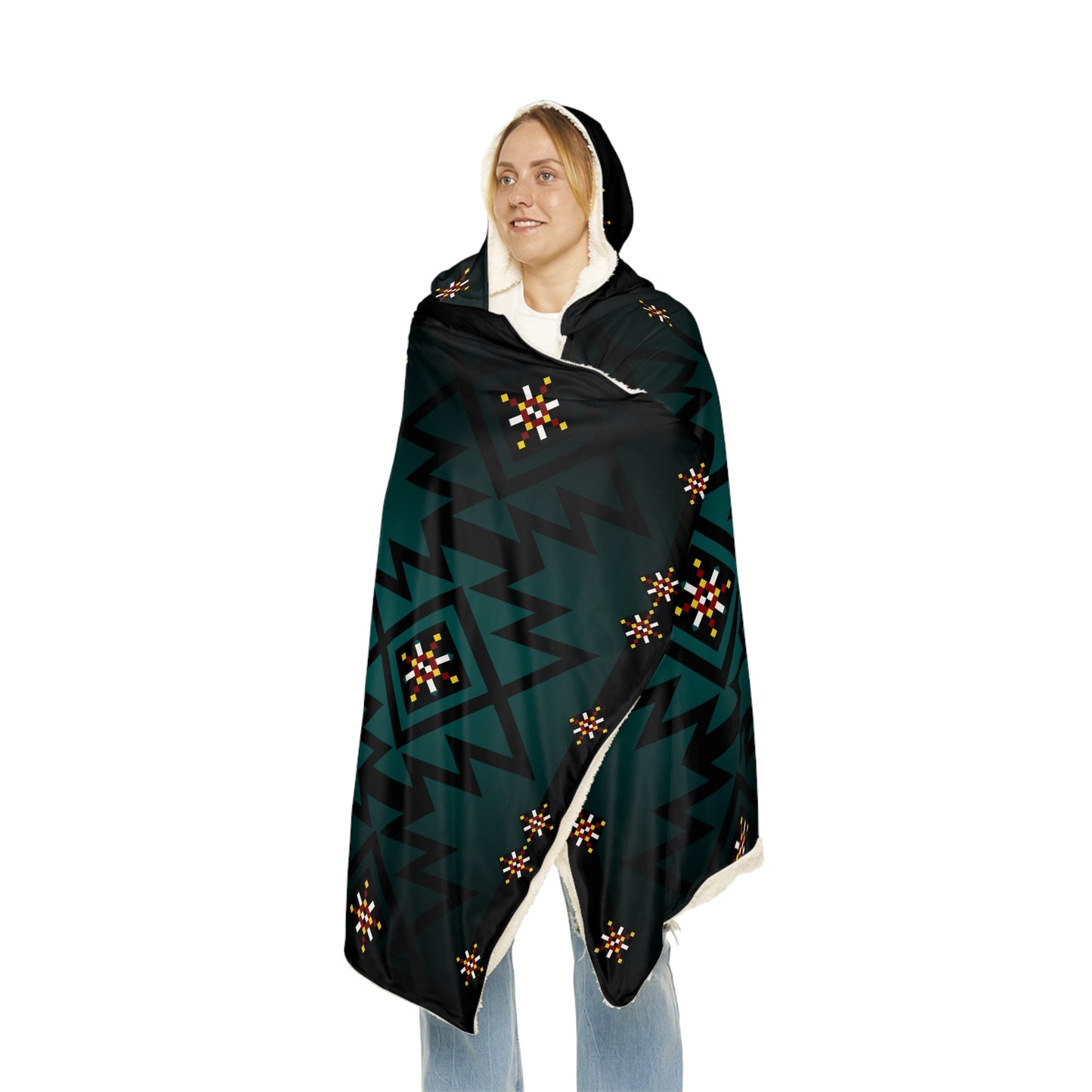 Cozy Reversible Snuggle Blanket, Warm Throw for Housewarming, Camping, Movie Nights, Gift for Him, Boho Decor