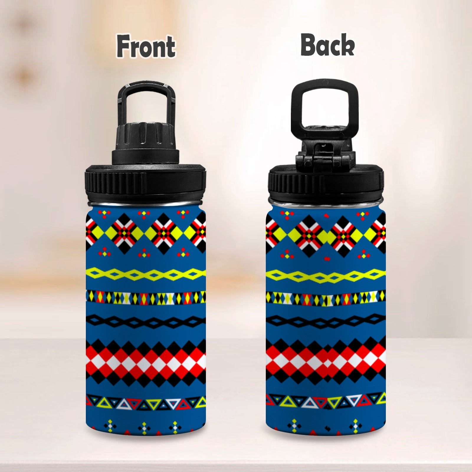 Ocean Kids Water Bottle with Chug Lid (12 oz)