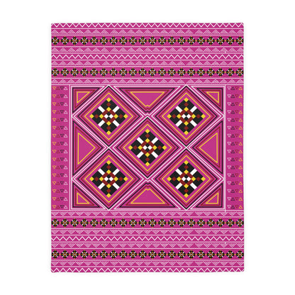 Pink Velveteen Microfiber Blanket (Two-sided print)