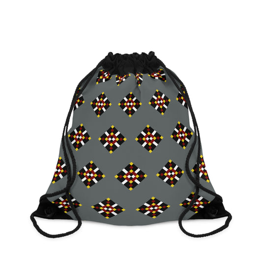 WayneOneShop Grey Drawstring Bag