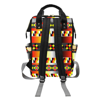 Chic Mixed Colored Multifunctional Backpack | Trendy Bag, Stylish Mama Bag, Tote, Baby Shower Gift, Eco-Friendly Backpack