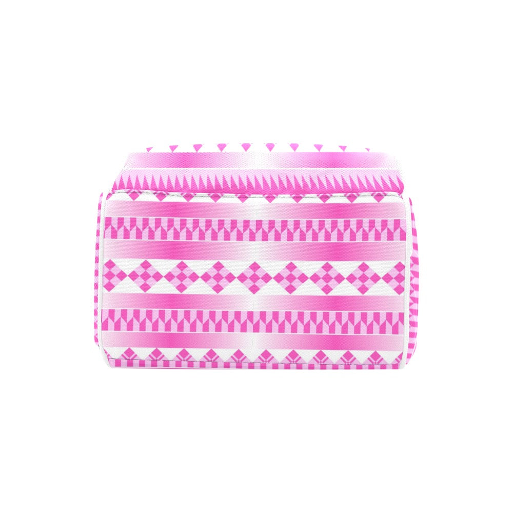 Pink Chic Multifunctional Backpack | Trendy Bag, Stylish Mama Bag, Tote, Baby Shower Gift, Eco-Friendly Backpack