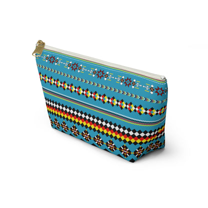 Colorful Accessory Pouch, Versatile Makeup Bag, Travel Organizer, Unique Gift for Her, Bright Patterned Clutch, Festival Essentials