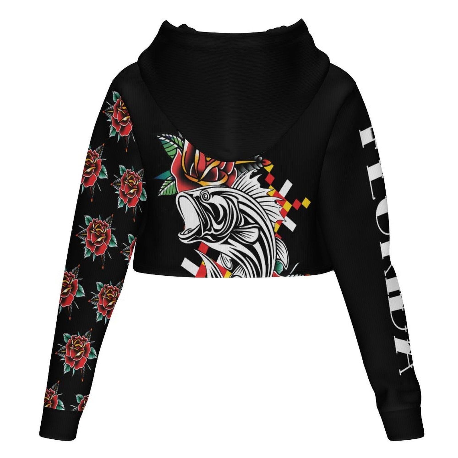 Fl Bass Women's Cropped Hoodie