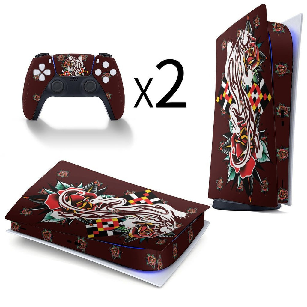 Panther Design PS5 Game Console Sticker (Digital Version)