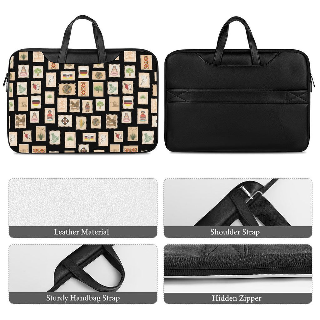 Postage PU Leather Laptop Bag 42x30.5cm