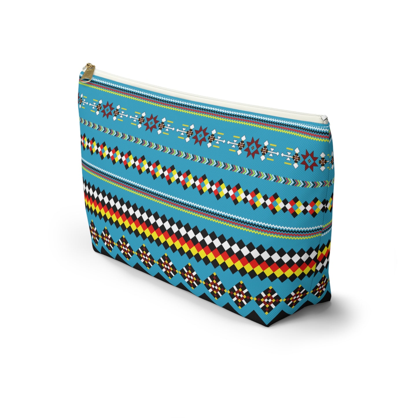 Colorful Accessory Pouch, Versatile Makeup Bag, Travel Organizer, Unique Gift for Her, Bright Patterned Clutch, Festival Essentials