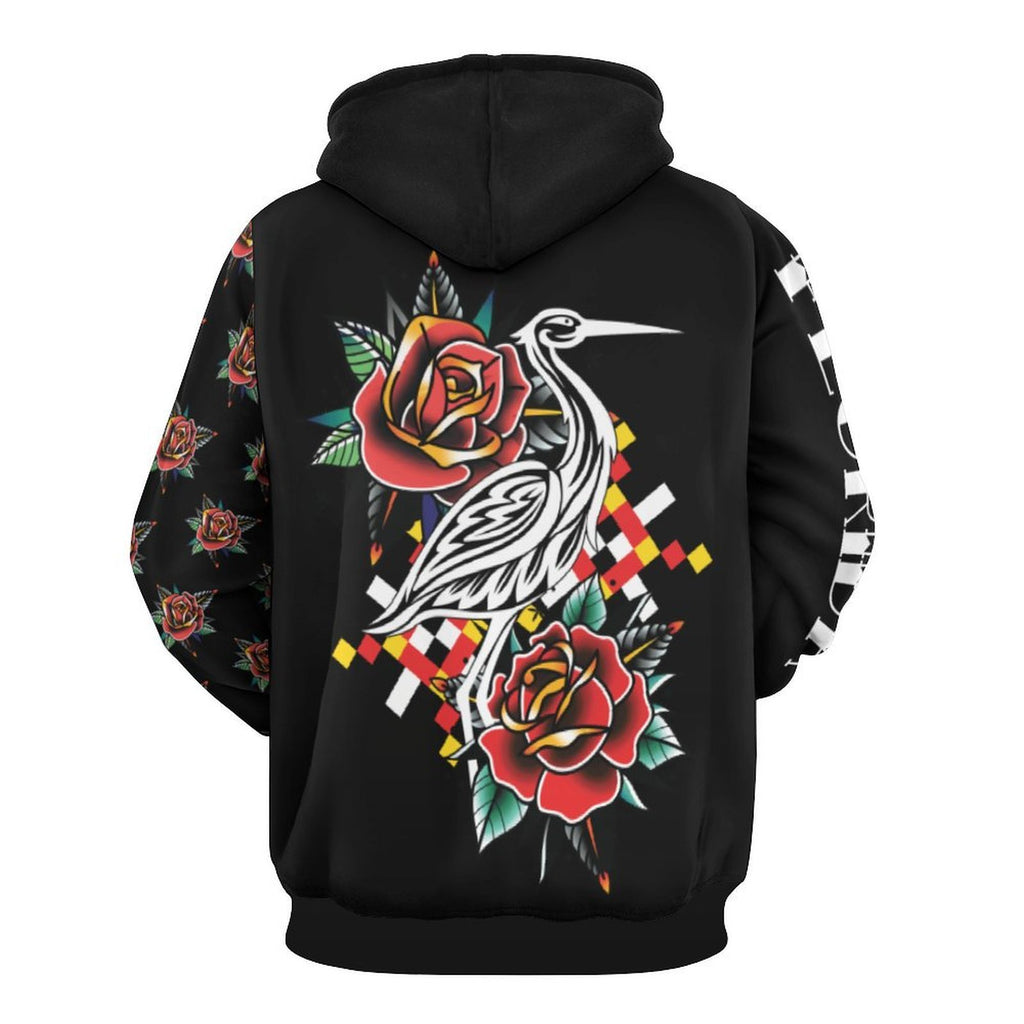 Bird Loose Fit Hoodie for Adults