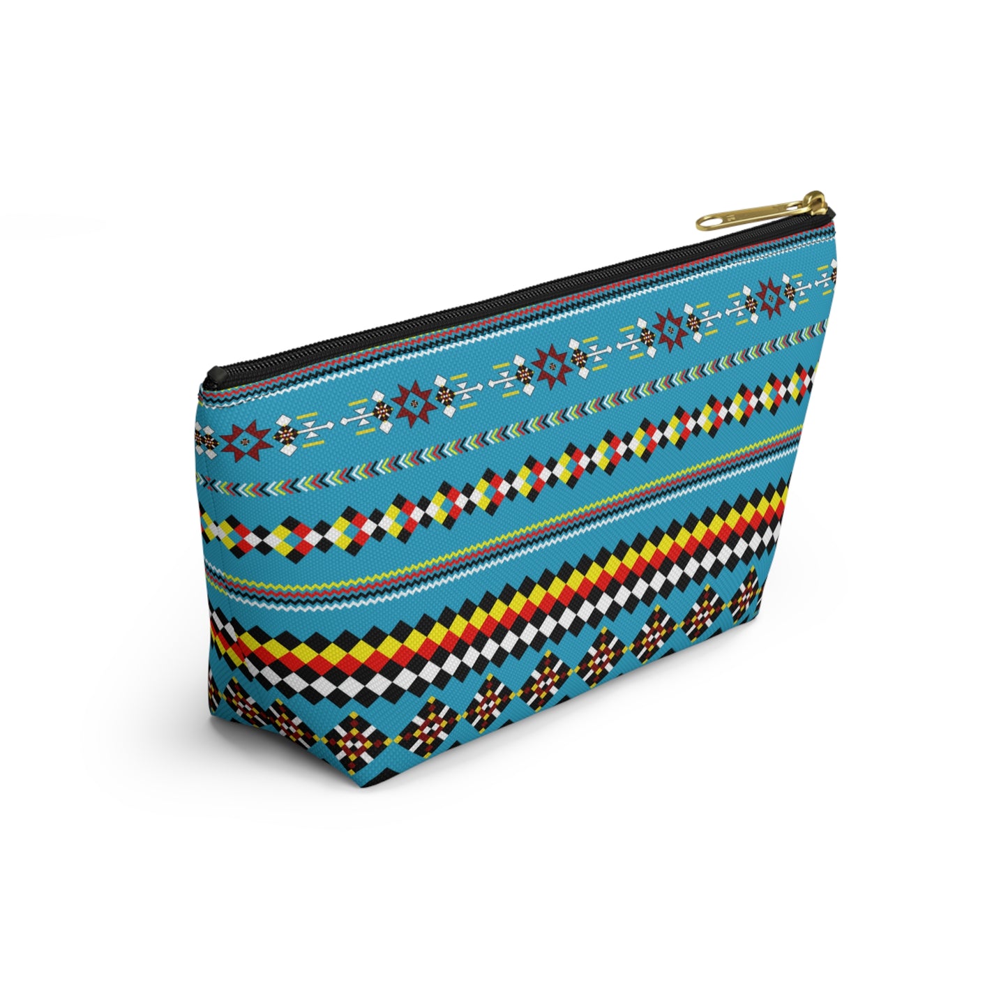 Colorful Accessory Pouch, Versatile Makeup Bag, Travel Organizer, Unique Gift for Her, Bright Patterned Clutch, Festival Essentials