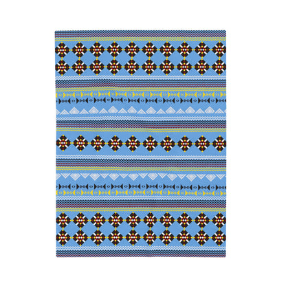 Blue Velveteen Plush Wayne OneShop Blanket