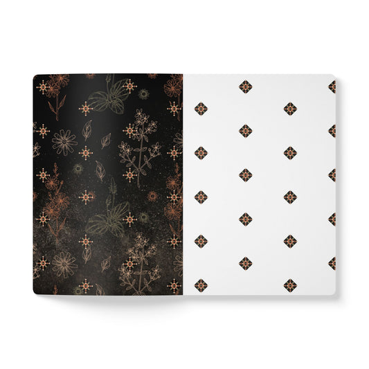 Diamond Floral Softcover Journal