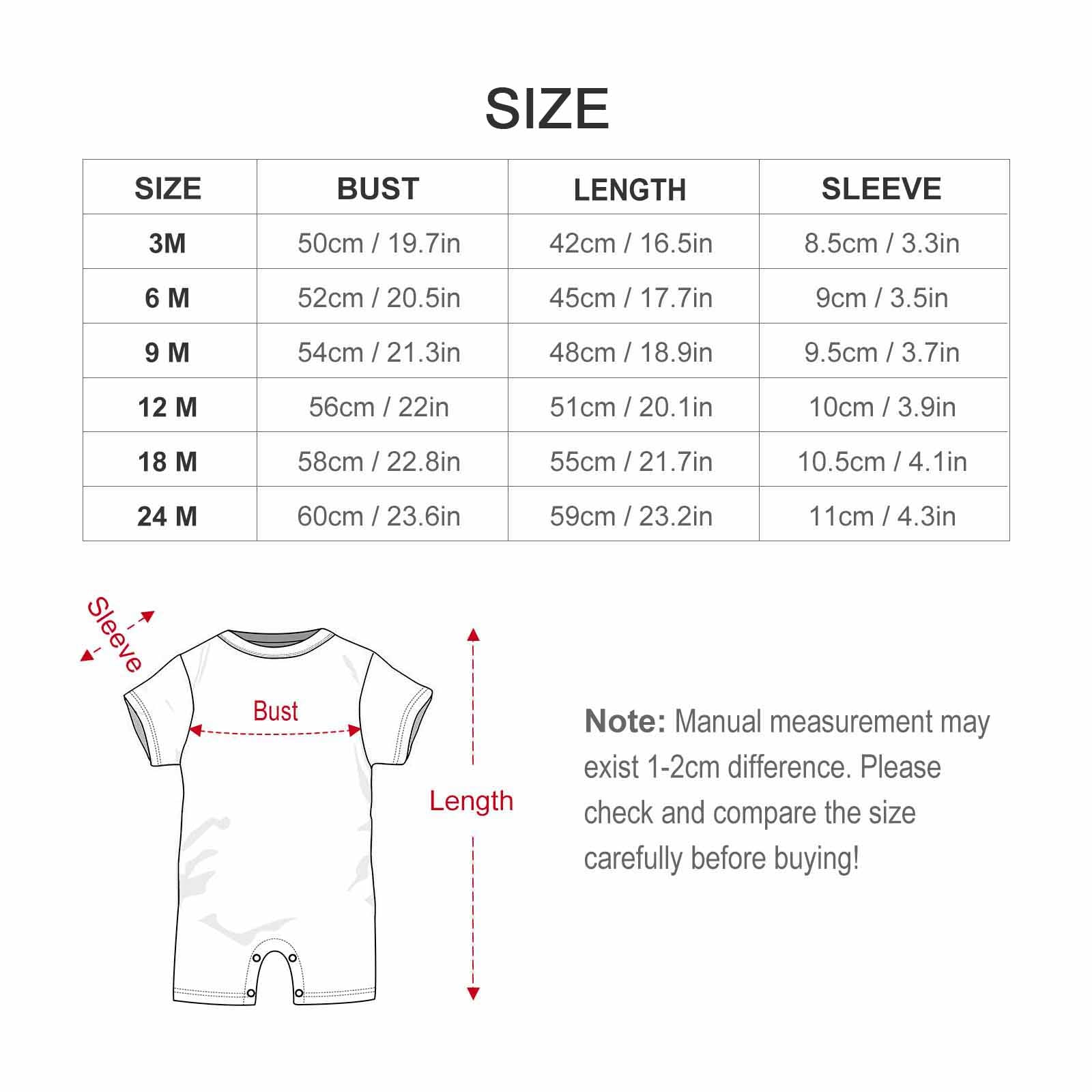 White Short Sleeve Baby Romper