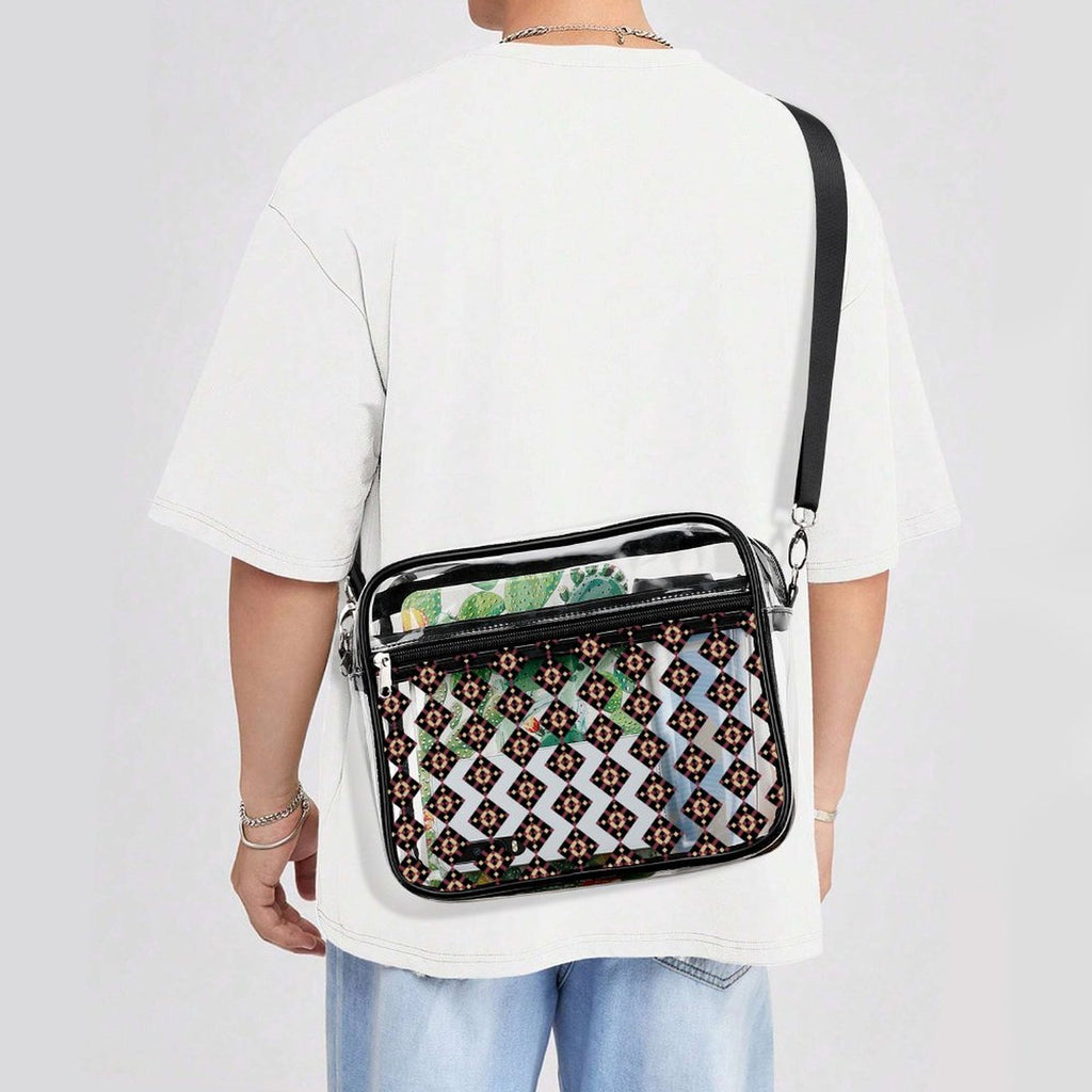 2-Piece Clear Satchel Bag Set FS1