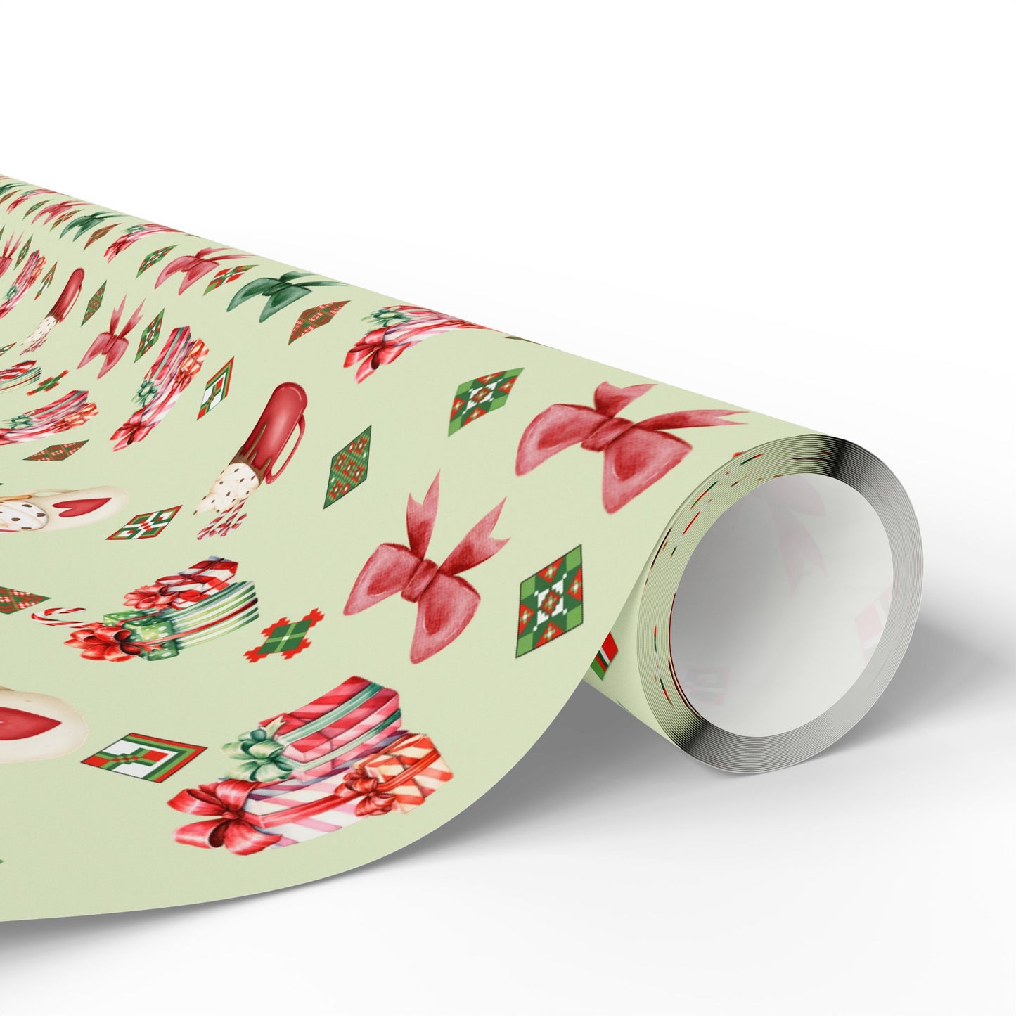 Holiday Wrapping Paper | Festive Gift Wrap, Christmas Packaging, Birthday Wrap, Floral Design, Seasonal Decor