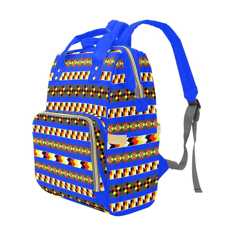 Blue Chic Multifunctional Backpack | Trendy Bag, Stylish Mama Bag, Tote, Baby Shower Gift, Eco-Friendly Backpack
