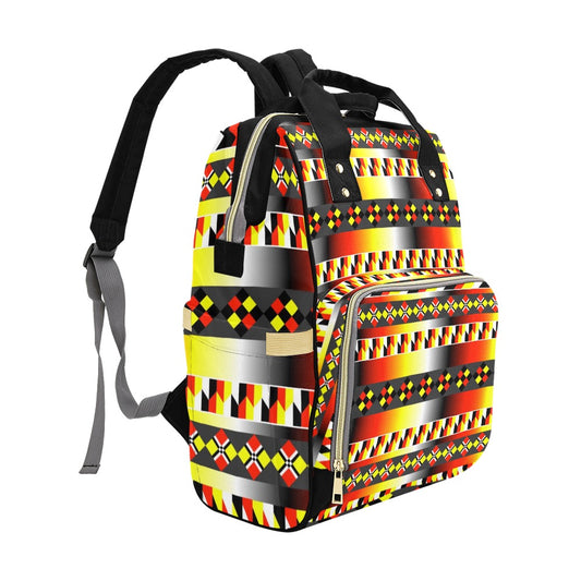 Chic Mixed Colored Multifunctional Backpack | Trendy Bag, Stylish Mama Bag, Tote, Baby Shower Gift, Eco-Friendly Backpack