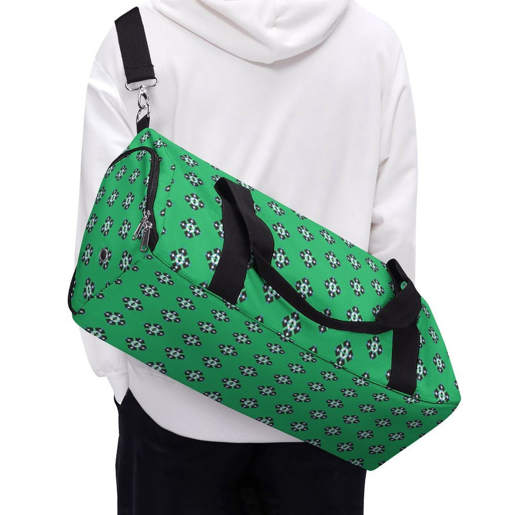 Blue & Green Diamond - Green Gym Bag