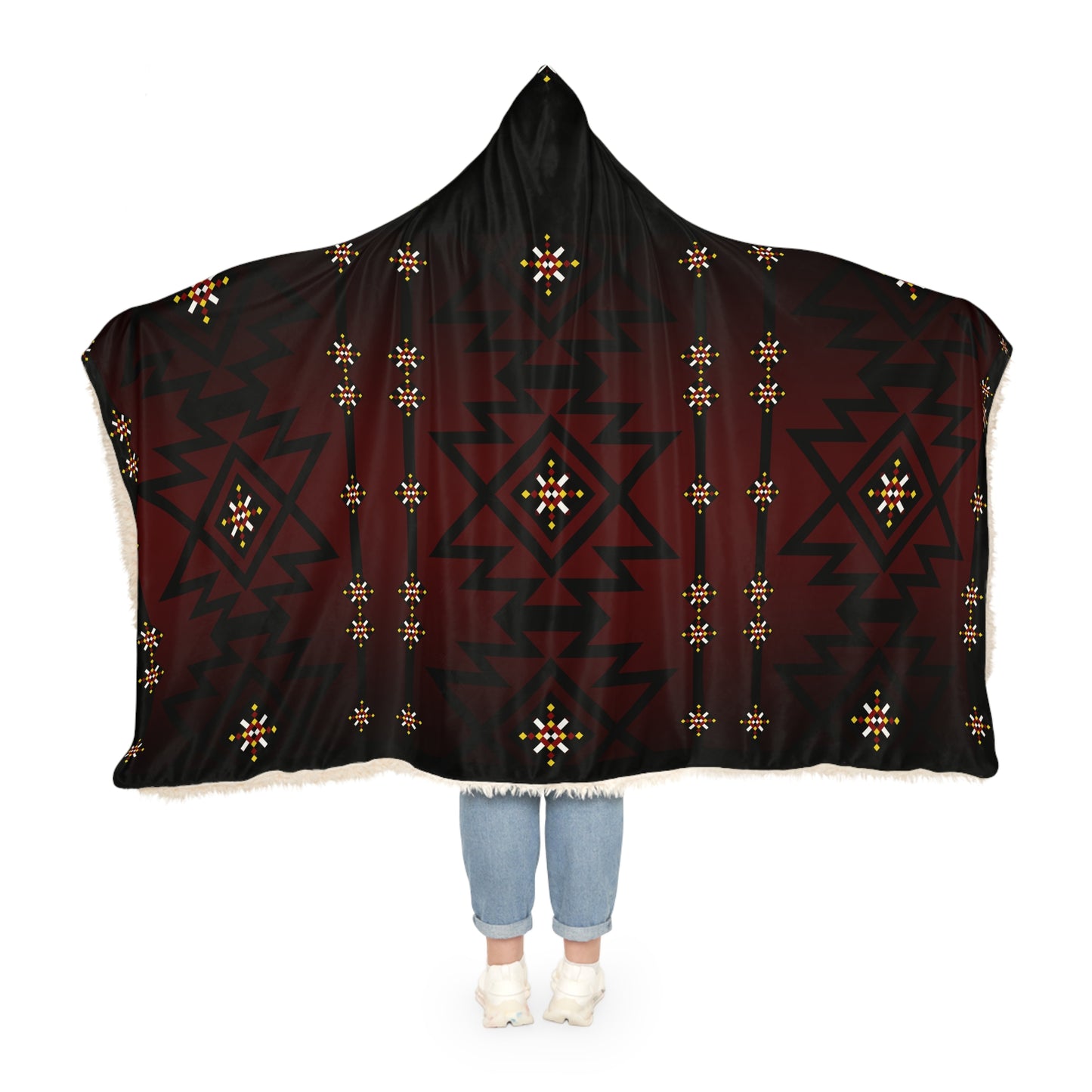 Cozy Reversible Snuggle Blanket, Warm Throw for Housewarming, Camping, Movie Nights, Gift for Her, Boho Decor