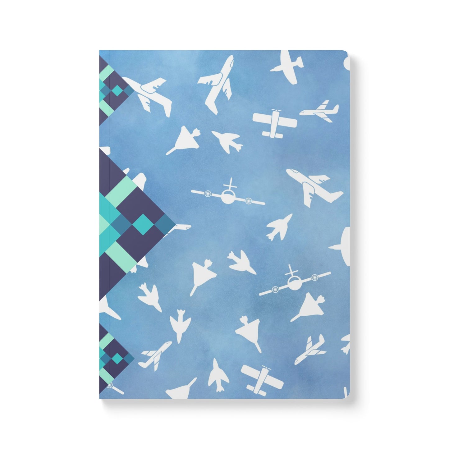 Airplane Dreams Softcover Journal - Travel Notebook, Flight Planner, Gift for Travelers, Adventure Journal, Personalized Stationery