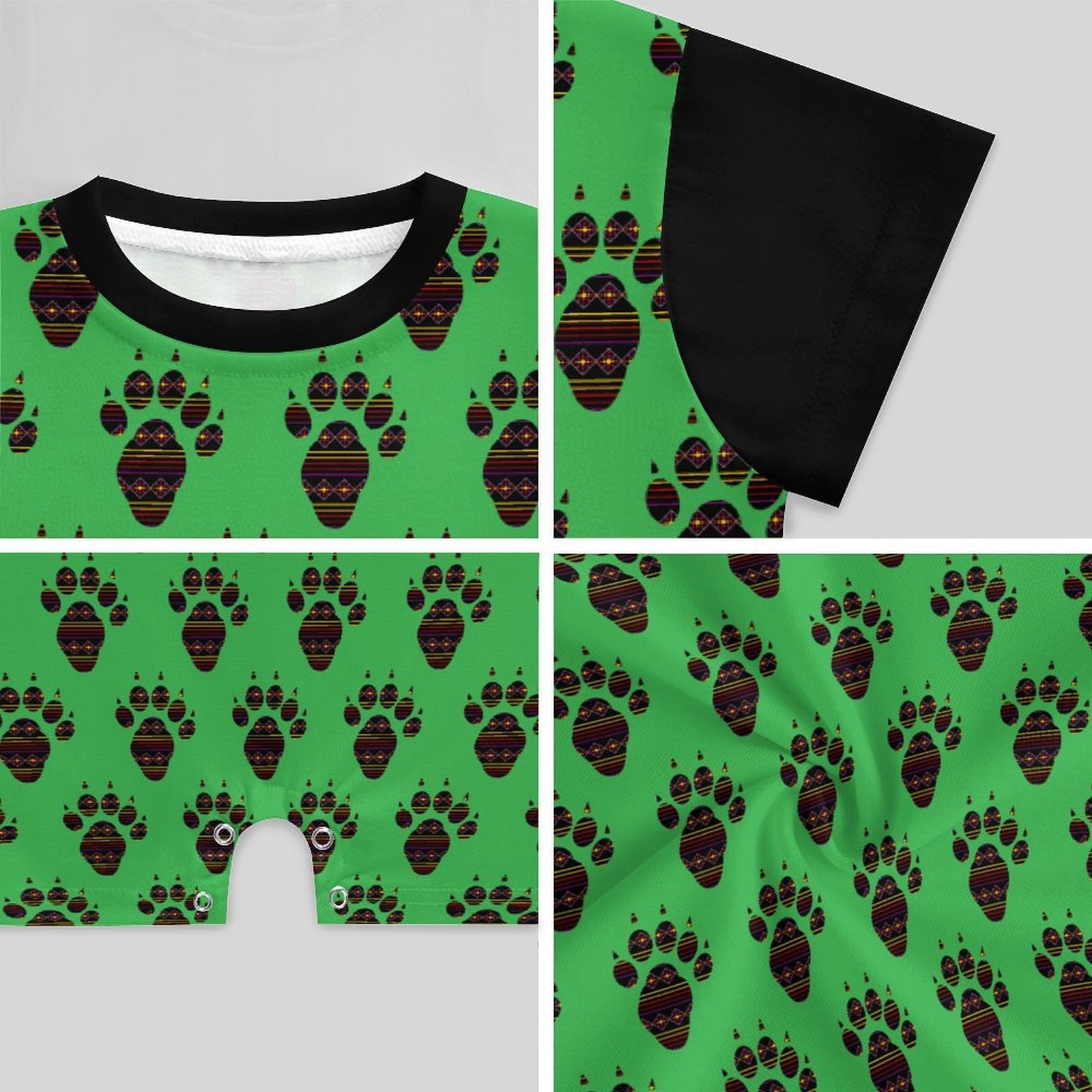 Otter Paw Baby Romper