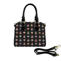Dolls & Diamonds Leather Boston Handbag