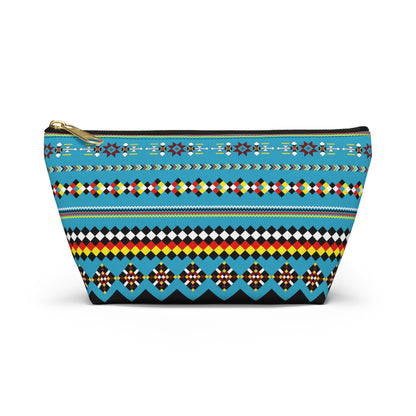 Colorful Accessory Pouch, Versatile Makeup Bag, Travel Organizer, Unique Gift for Her, Bright Patterned Clutch, Festival Essentials